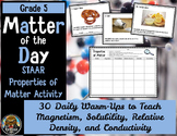 5th Grade Science STAAR--Properties of Matter Activity