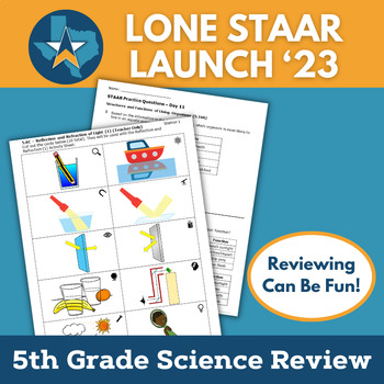 Preview of 5th Grade Science STAAR Review - Lone STAAR Launch - Streamlined TEKS Bundle