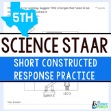 5th Grade Science STAAR Review Short Constructed Response 