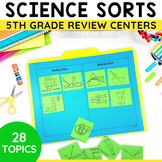 5th Grade Science Sorting Activities BUNDLE | Science STAA