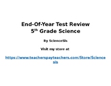 5th Grade Science Standardized Test Review STAAR or Other Tests