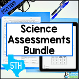 5th Grade Science TEKS Assessment BUNDLE | Printable + Dig