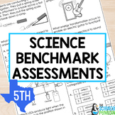 5th Grade Science TEKS Benchmark Assessments + Digital Resource