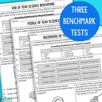 5th Grade Science TEKS Readiness Benchmarks by The Science Penguin