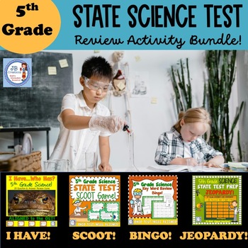 Preview of 5th Grade Science Ohio State Test (OST) Test Prep Bundle