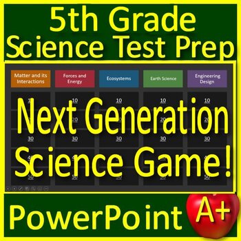 Preview of 5th Grade Science Test Prep Game - Review All NGSS Units