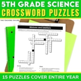 5th Grade Science Test Prep and Review | Crossword Puzzle 