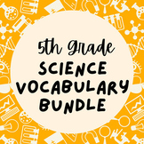 5th Grade Science Vocabulary Review ALL TEKS Guided Practice