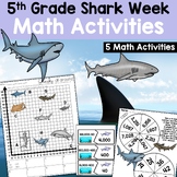 5th Grade Shark Week Math Activities