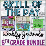 5th Grade Skill of the Day BUNDLE | Google Classroom