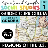 5th Grade Social Studies Curriculum - Regions of the U.S. 