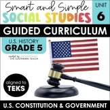 5th Grade Social Studies Curriculum - U.S. Constitution & 
