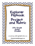 5th Grade Social Studies Explorers Flipbook Project