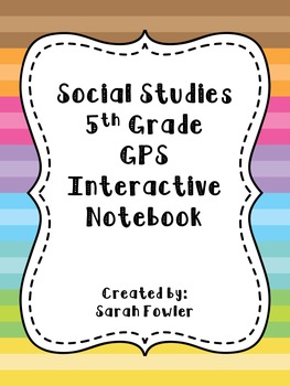 Preview of 5th Grade Social Studies Interactive Notebook