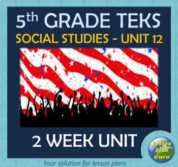 Preview of 5th Grade Social Studies TEKS Unit 12 | The United States Today | Google Apps!