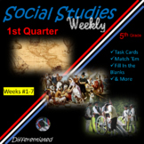 5th Grade Social Studies Weekly #1-7 1st Quarter~Match'Em~