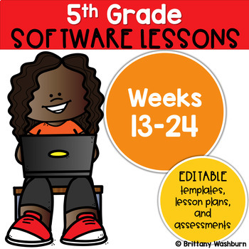 Preview of 5th Grade Technology Lessons Weeks 13-24