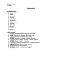 5th Grade Spelling and Vocabulary Weekly Homework, 2nd Quarter