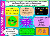 5th Grade Spiral Math!