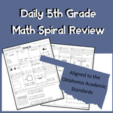 5th Grade Spiral OAS Aligned 1st 9 Weeks