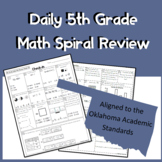 5th Grade Spiral OAS Aligned 3rd 9 Weeks