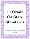 5th Grade Standards