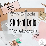 5th Grade Student Data Notebook (Math)