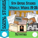 The American Revolution: 5th Grade Studies Weekly Week 19-26