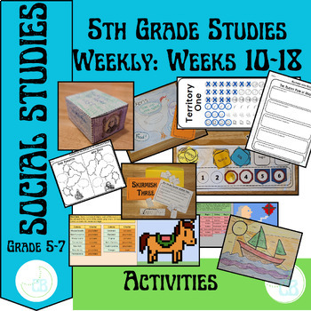 Preview of European Exploration and Colonization: 5th Grade Studies Weekly Weeks 10-18