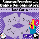 5th Grade Subtract Mixed Numbers with Unlike Denominators 