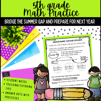 Preview of 5th Grade Summer Math Review