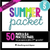 5th Grade Summer Packet