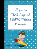 5th Grade TEKS-Aligned Math TELPAS Writing Prompts