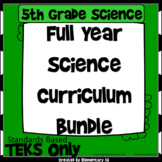 5th Grade TEKS Complete Lesson Sets Full Year Bundle