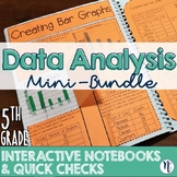 5th Grade TEKS Data Analysis Interactive Notebook & Quick 