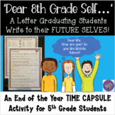 5th Grade TIME CAPSULE Reflection Letter