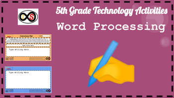 Preview of 5th Grade ELA Technology Activities - Google Slides (Creative Writing ONLY)