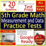 5th Grade Math Measurement and Data SELF-GRADING GOOGLE FO