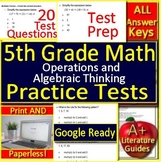 5th Grade Operations & Algebraic Thinking Math Digital Tes