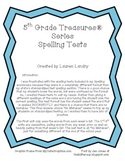 5th Grade Treasures® Series Spelling Tests
