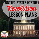 5th Grade US History - American Revolution Lesson Plans Freebie