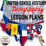 5th Grade US History - Geography Lesson Plans Freebie