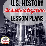 5th Grade US History - Industrialization Lesson Plans Freebie
