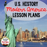 5th Grade US History - Modern America Lesson Plans Freebie