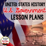 5th Grade US History - U.S. Government Lesson Plans Freebie