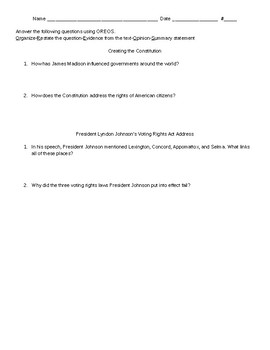 Preview of 5th Grade-Unit 1 Text Dependent Questions (Benchmark Advance)
