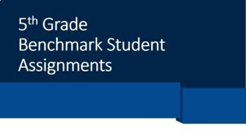 Preview of 5th Grade, Unit 2, Week 1 Benchmark Advance Guided Practice - Distance Learning 