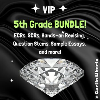 Preview of 5th Grade *VIP* Growing BUNDLE! Extended Constructed Response Samples! STAAR