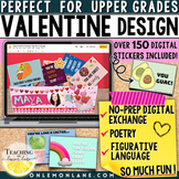 5th Grade Valentine ELA Activities Crafts Valentine Card T