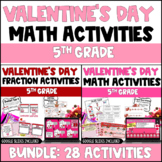 5th Grade Valentine's Day Math Activities | Digital Valent